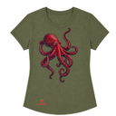 Angry Red Octopus (Women's)