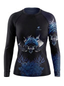Women's Rash Guard - Leatherback 5